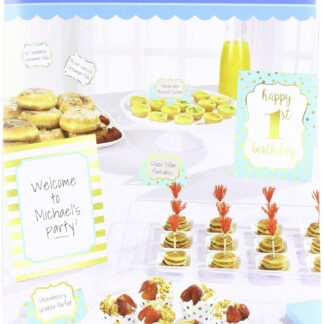 Esimese sünnipäeva serveerimiskomplekt, sinine