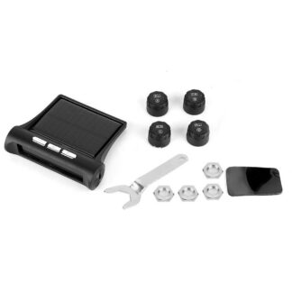 Väline rehvirõhu kontrollsüsteem autole, päikesetoitega