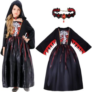 Nõia kostüüm koos kaelakeega, gooti stiilis (s. 5-14a)