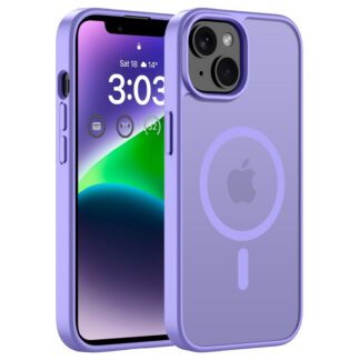 Telefonikaaned iPhone 14, MagSafe ühilduv, matt, helelilla