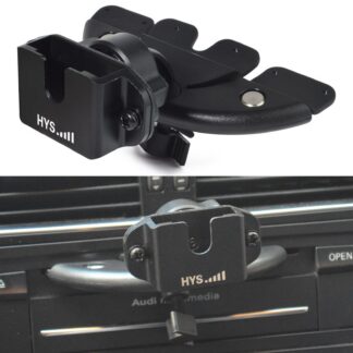 Telefoni- ja raadiohoidik auto CD-pessa