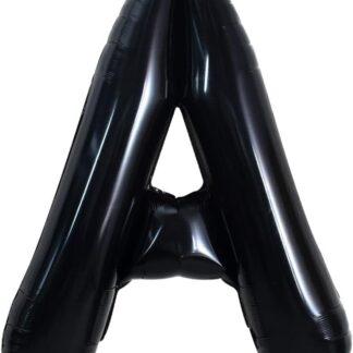 Fooliumõhupall, täht V, must (100cm)