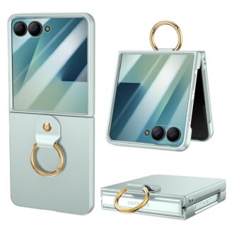 Samsung Galaxy Z Flip 7 telefonikaaned, rõngaga, piparmündiroheline