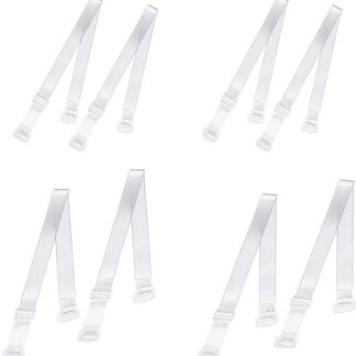 Läbipaistvad reguleeritavad rinnahoidja paelad (4 paari)