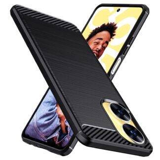 Realme 11 Pro telefonikaaned, süsinikkiust, must