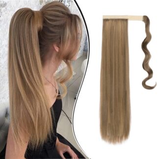 Klambriga hobusesaba juuksepikendus, helepruun (55cm)