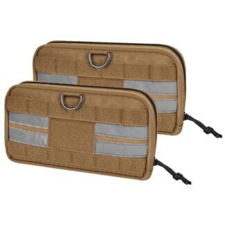 Taktikaline koeratoidu kott, MOLLE-süsteemile, pruun, 2 tk