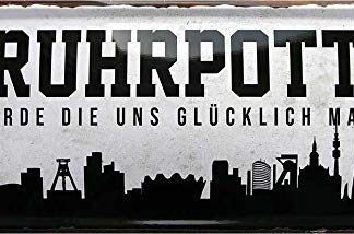 Metallist dekoratiivplaat Ruhr (28x12cm)