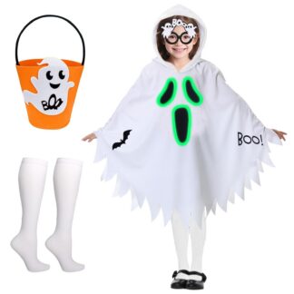 Kummituse kostüüm lastele, valge (87cm)