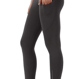 Kõrge pihaga spordiretuusid taskutega, tumehall (XS)