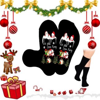 Mustriga jõulusokid, kirju, üks suurus