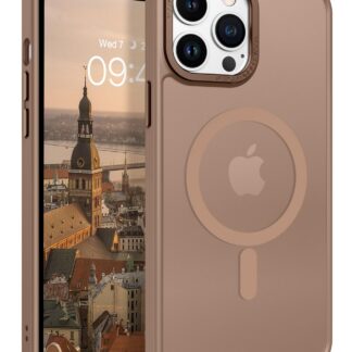 Telefonikaaned iPhone 13 Pro Max, matt ja magnetiline, pruun