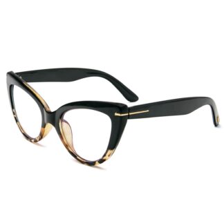 Naiste kassisilma-stiilis lugemisprillid, sinise valguse filtriga, pruun (+1.0)