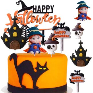 Halloweeni tordikaunistused, värviline