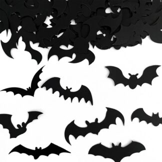 Halloweeni konfetid, sätendavad nahkhiired (100tk, 5-6cm)