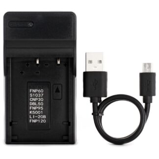 Kaamera USB-laadija NP-60, must