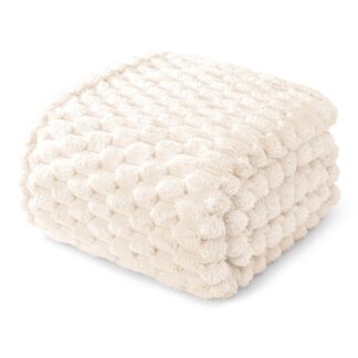 Pehme ja kohev pleed, valge (150x200cm)