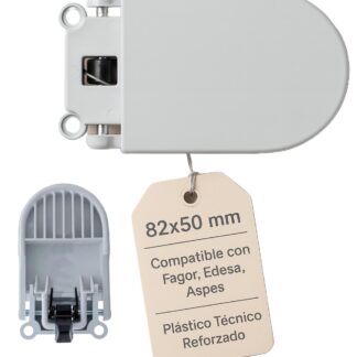 Pesumasina ukse käepide, valge Fagor Edesa Aspes Bucket 82x50mm