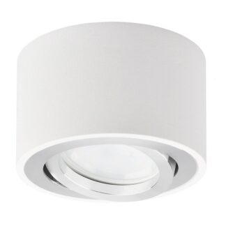 LED laevalgusti, pinnapealne, soe valgus (Ø80x50mm)