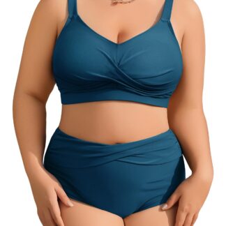 Naiste vormivad bikiinid, sinakasroheline (M)