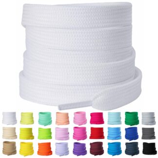 Lamedad kingapaelad, valged (2tk, 8mm x 90cm)