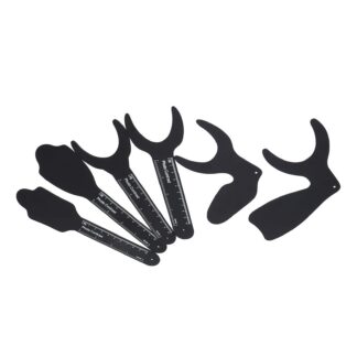 Hambaravi fotograafia taustaplaadid, mustad (6tk)