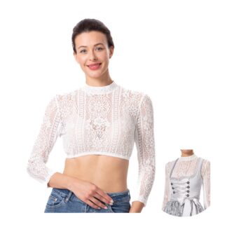 Pitsiline pikkade varrukatega pluus, beež (s. 38)