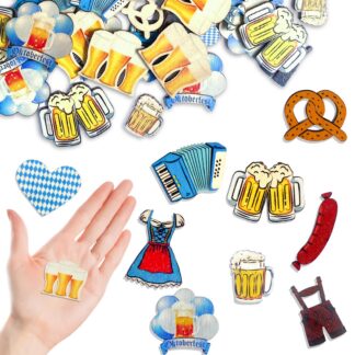 Puidust konfetid, Oktoberfest (100tk, 3-4cm)