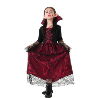 Vampüüri kostüüm tüdrukutele (s. 130-140)