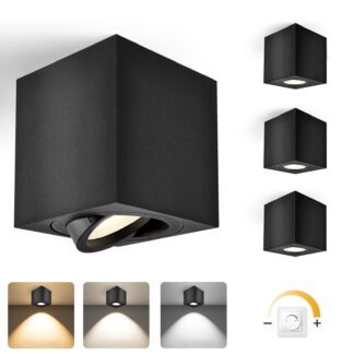 LED-prožektorlamp, hämardatav (Ø8x8cm)