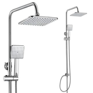 Dušikomplekt ilma kraanita, kroomitud 2 tk (20cm, 10cm)