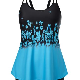 Lilleline naiste trikoo, helesinine (suurus 58)