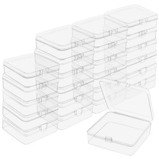 Läbipaistvad hoiukarbid (24tk, 8x8x3cm)