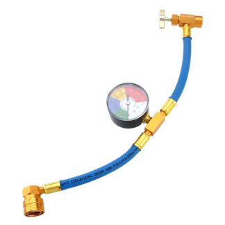 Kliimaseadme täitevoolik manomeetriga autole, R134A (1cm keere)