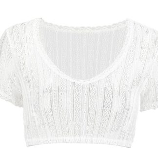 Naiste pitsiline Dirndl-pluus, lühikeste varrukatega (s. 40)