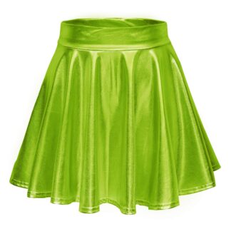 Metallikläikega miniseelik naistele, erkroheline (XS)