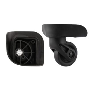 Kohvri asendusrataste komplekt, must (2tk)