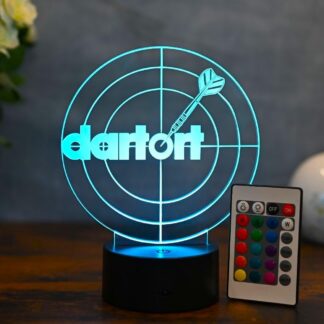 LED laualamp, nooleviske disainiga