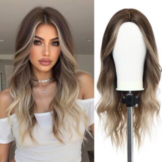 Pikk laineis ombre parukas (61cm)