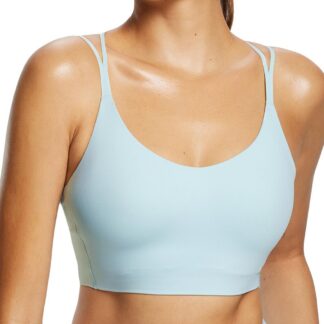 Naiste spordirinnahoidja, polsterdatud, must (XS)