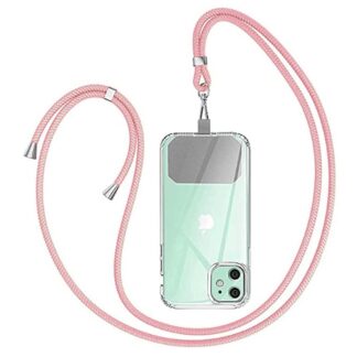 Universaalne telefoni kaelarihm, must