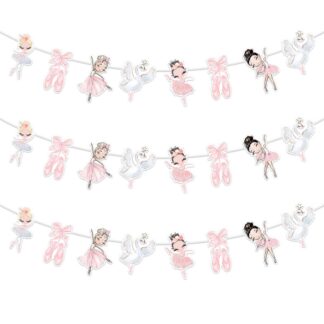 Balletiteemaline pidulik vanik, roosa