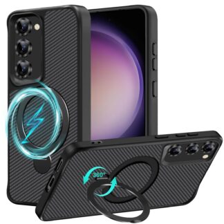 Samsung Galaxy S23 telefonikaaned, MagSafe, hoidikuga, must