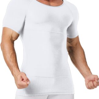 Meeste vormiv alussärk, lühikeste varrukatega, must (L)