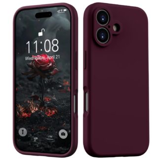 Telefonikaaned iPhone 16, veinipunane (15.5cm)