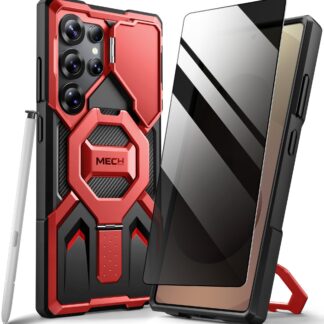 Samsung Galaxy S25 Ultra telefonikaaned, magnetilised, punane