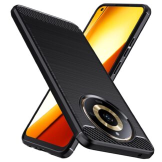 Realme 11 telefonikaaned, süsinikkiust, must