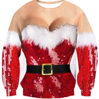 Jõulukampsun, punane (M)