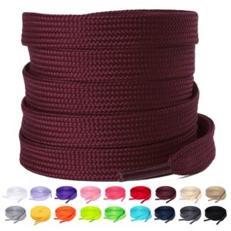 Lamedad kingapaelad, tumepunased (2 paari 10mm x 145cm)