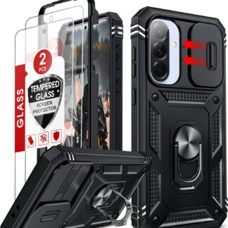 Samsung Galaxy A36 5G telefonikaaned ja ekraanikaitsed, must (2tk)